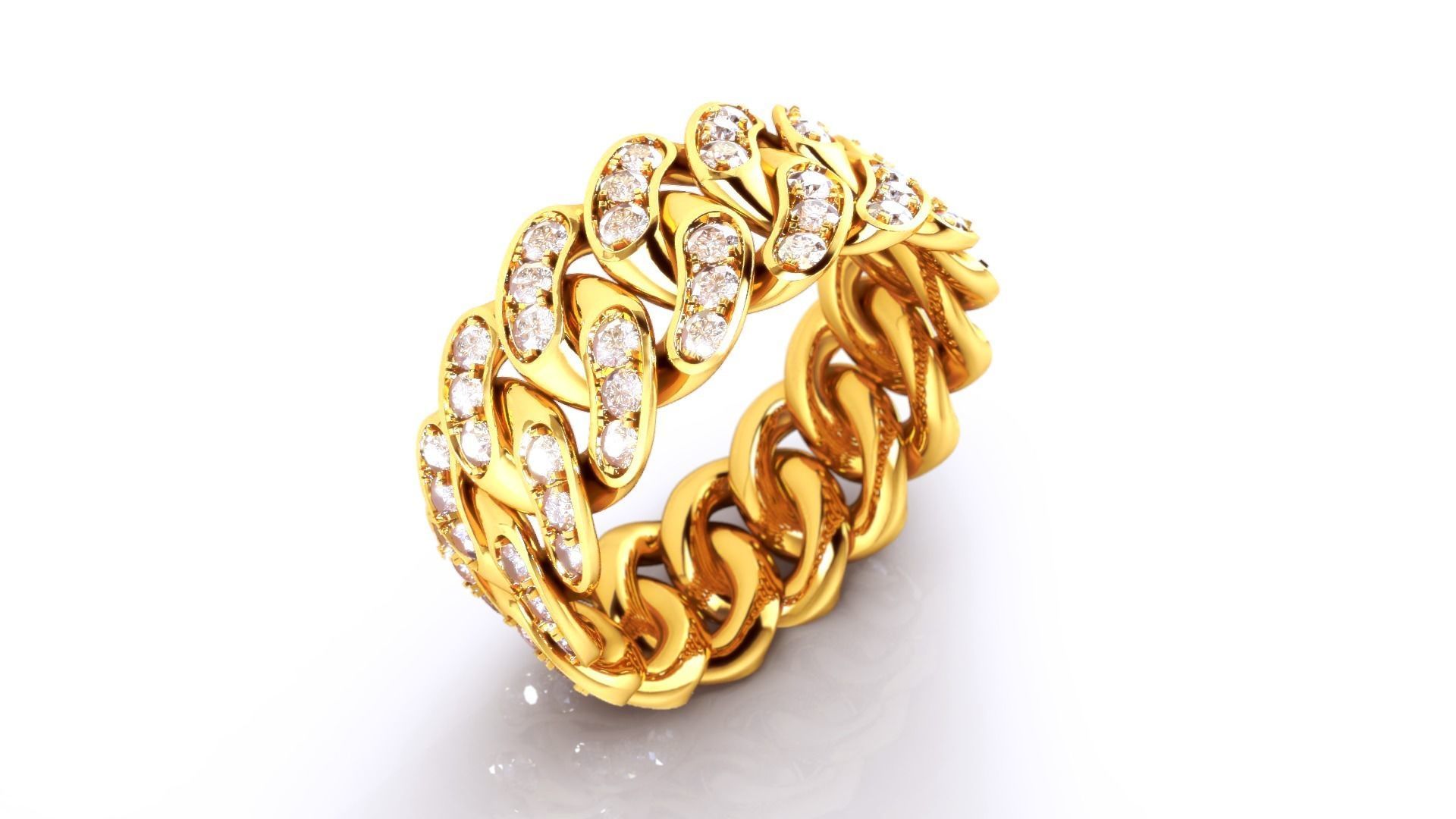 CUBAN RING S17 3D print model_7