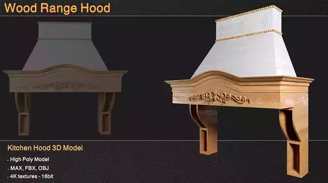 Wood Range Hood