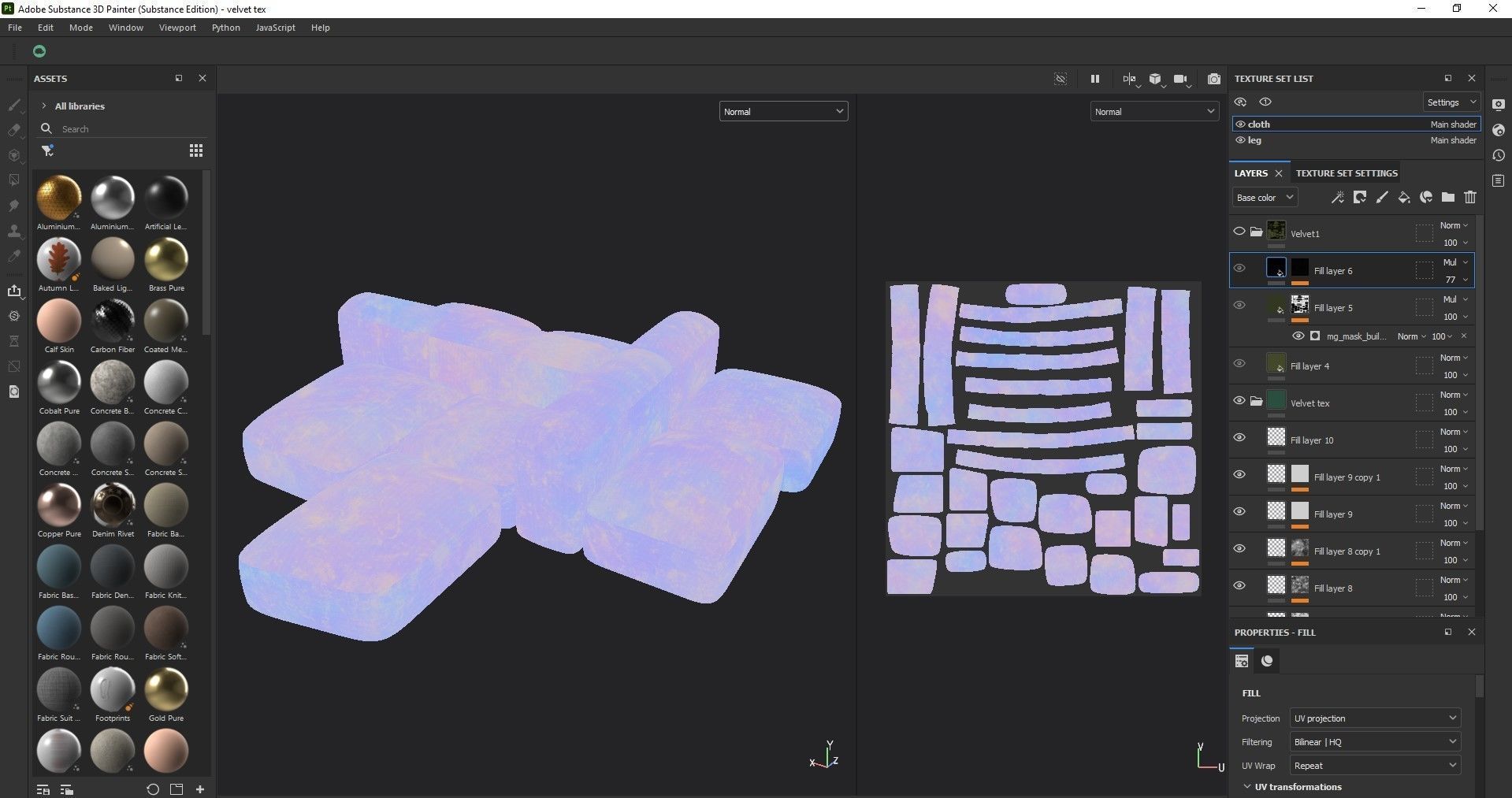 Modular and Customizable Sofa 3D model_25