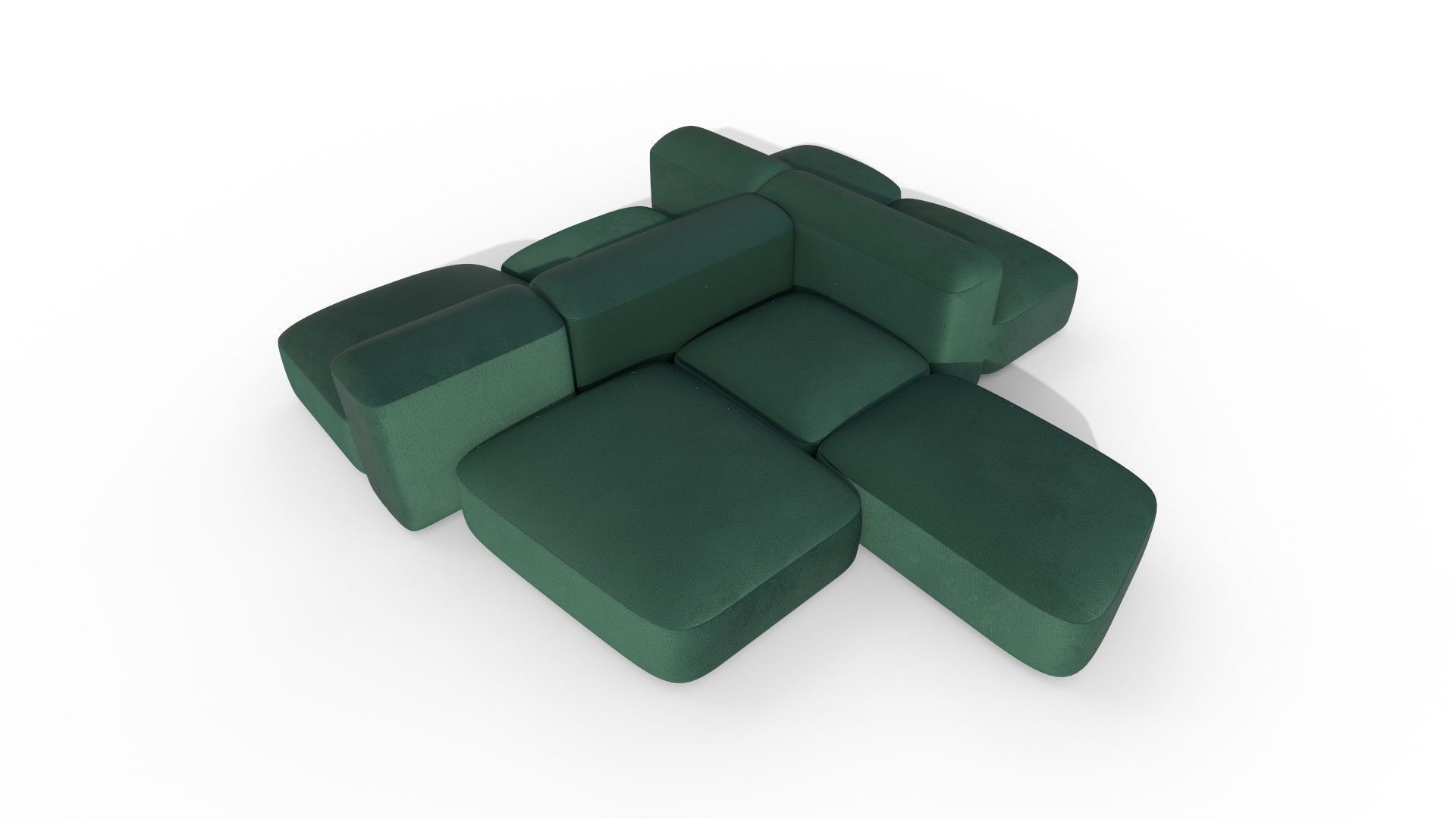 Modular and Customizable Sofa 3D model_28