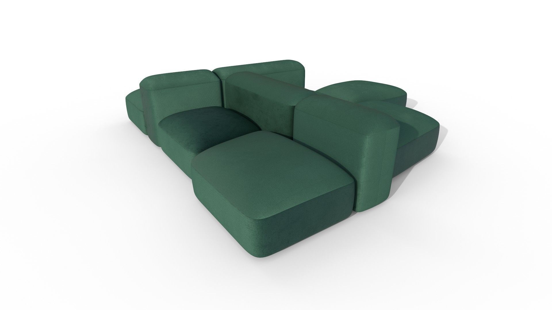 Modular and Customizable Sofa 3D model_32