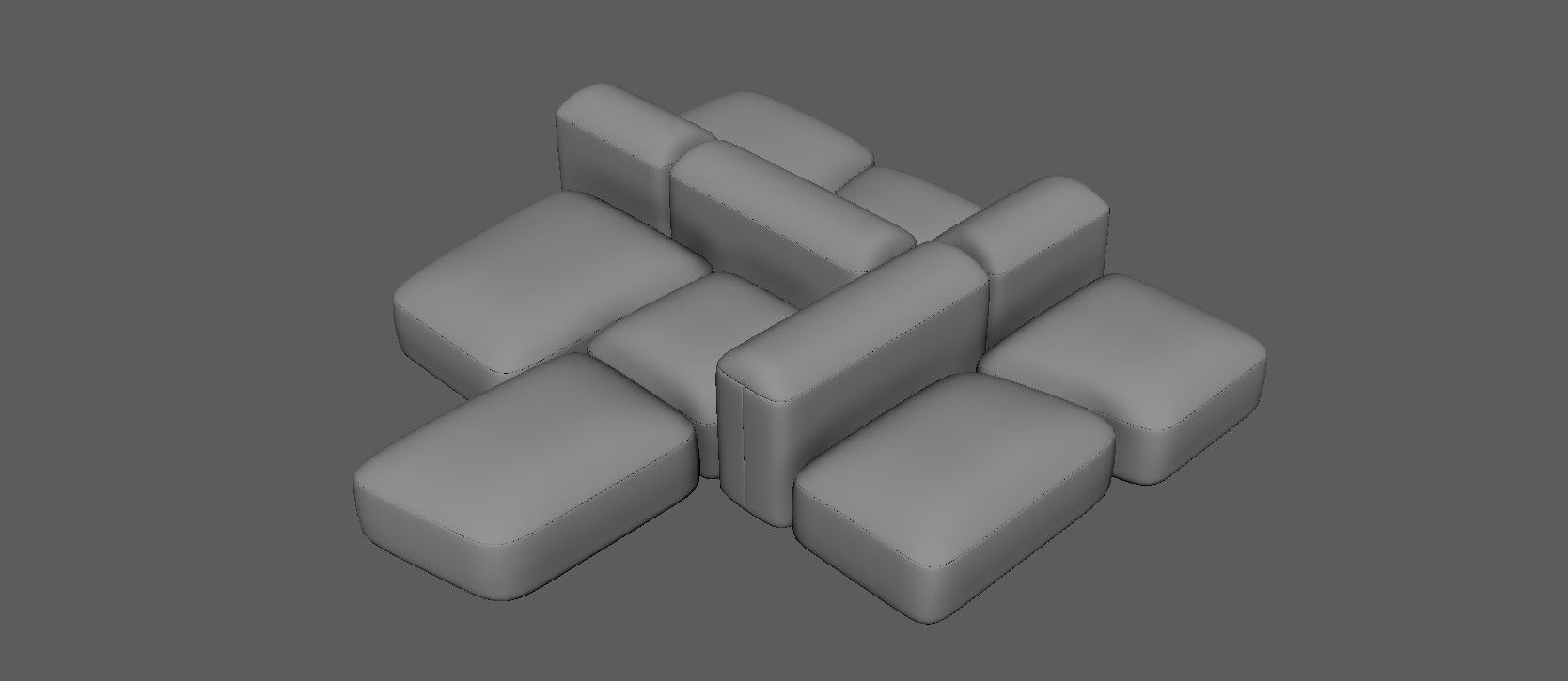 Modular and Customizable Sofa 3D model_9