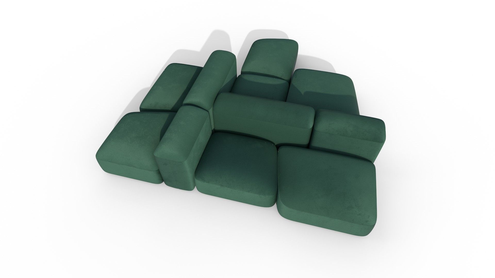 Modular and Customizable Sofa 3D model_29