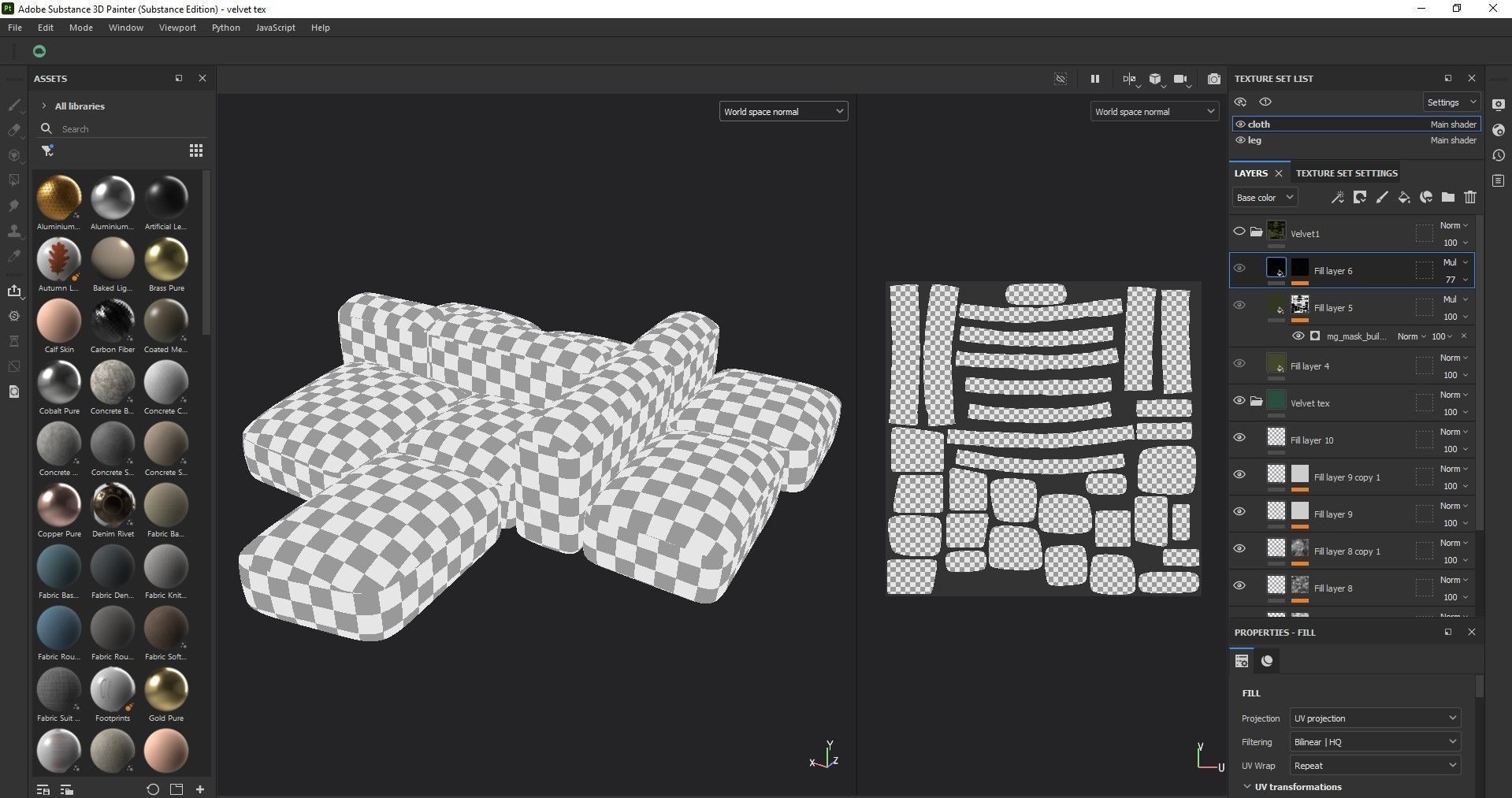 Modular and Customizable Sofa 3D model_18