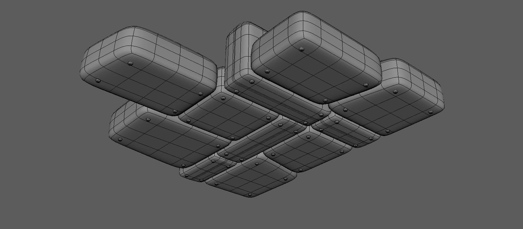 Modular and Customizable Sofa 3D model_19