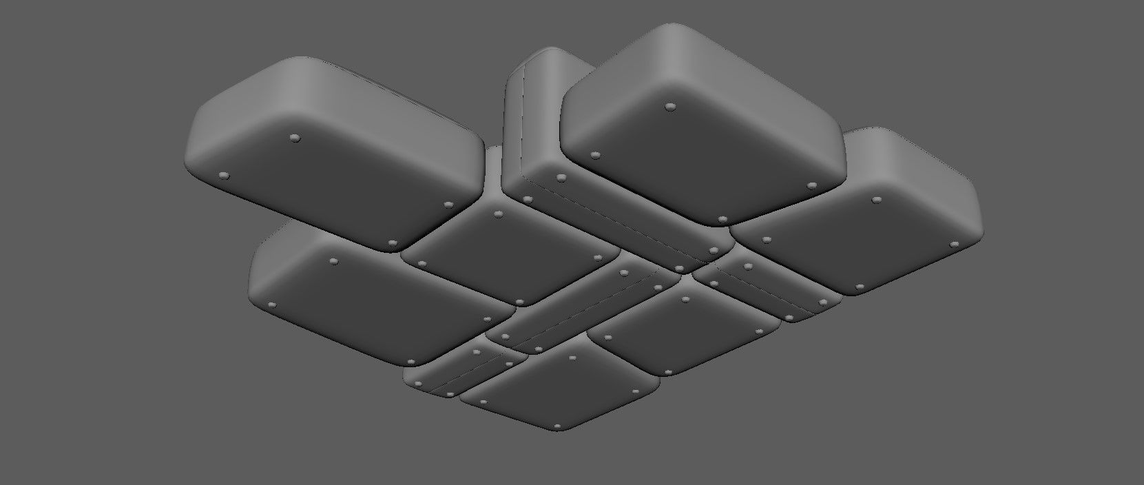 Modular and Customizable Sofa 3D model_16