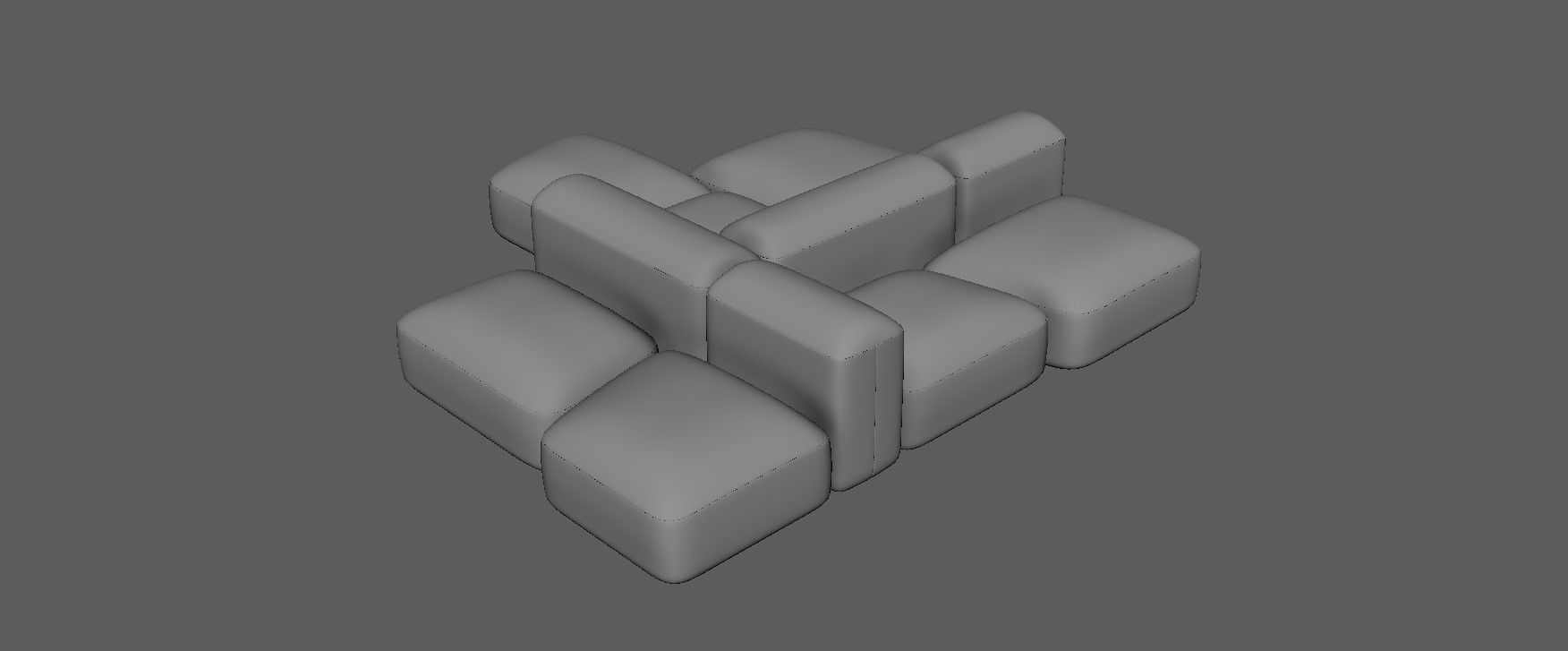 Modular and Customizable Sofa 3D model_14