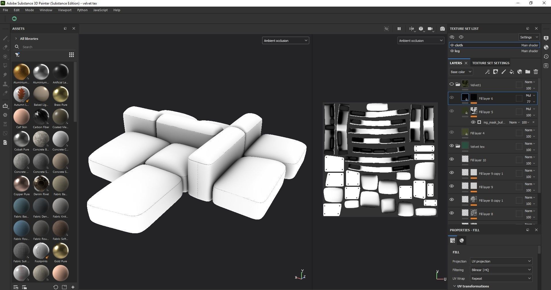 Modular and Customizable Sofa 3D model_20