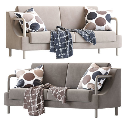 Normative Sofa in Warm Beige Edition 3D model 2