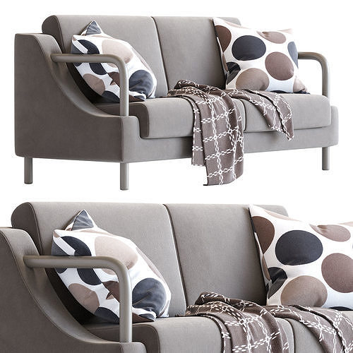 Normative Sofa in Warm Beige Edition 3D model 5