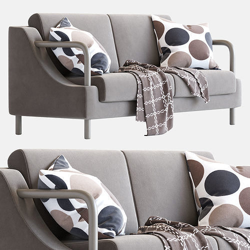 Normative Sofa in Warm Beige Edition 3D model 7