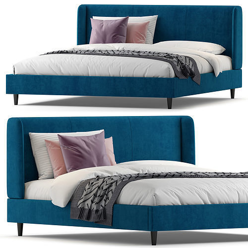 Paolo King bed by Danetti 3D model
