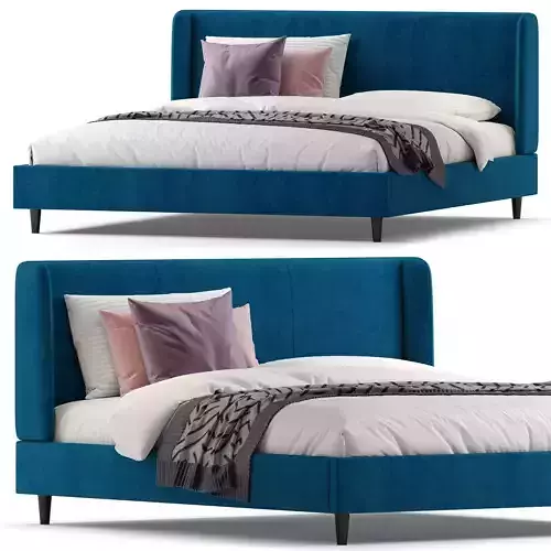 Paolo King bed by Danetti 3D model