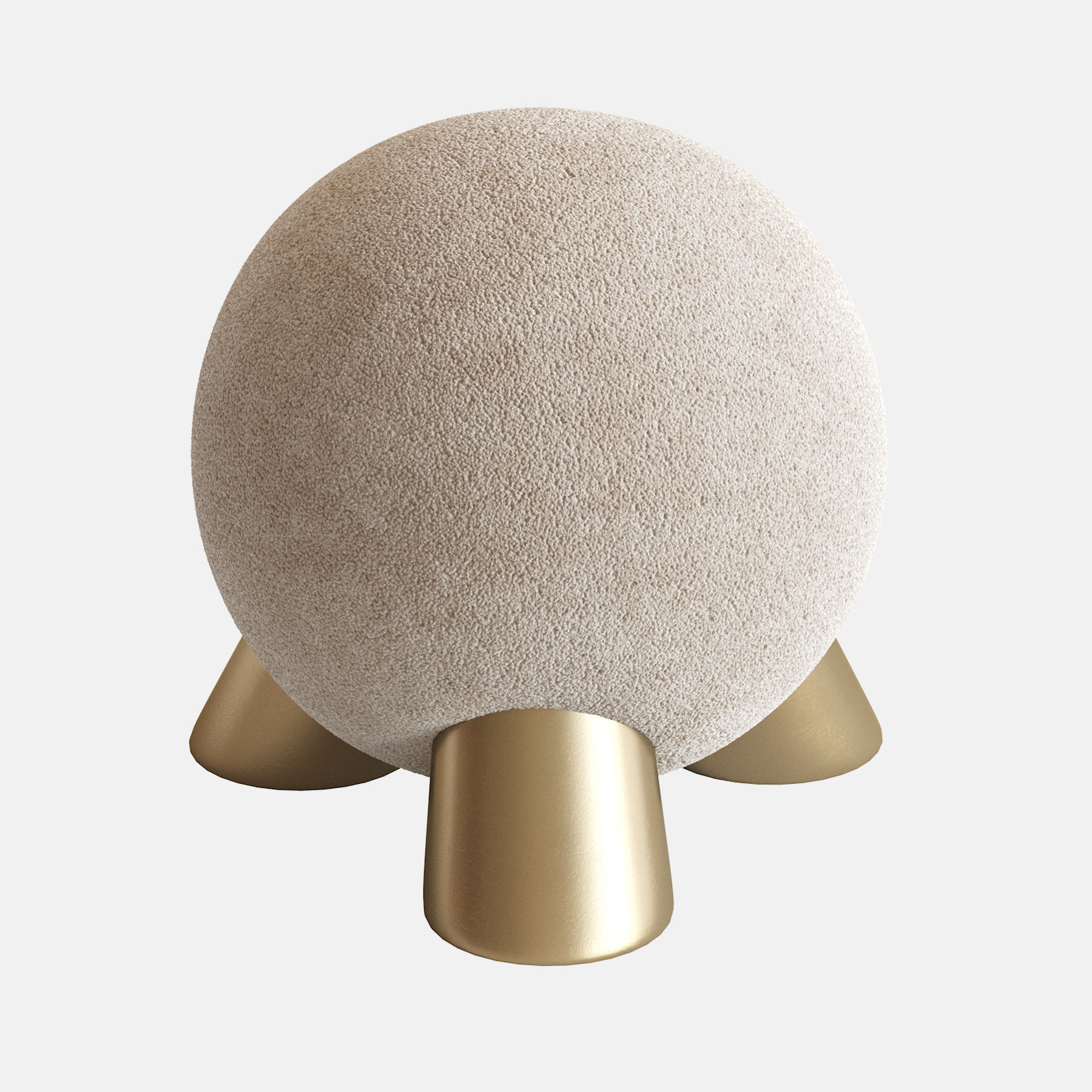 Set of 2 Cast Brass Atlas and Tomyris by Pietro Franceschini 3D model_3