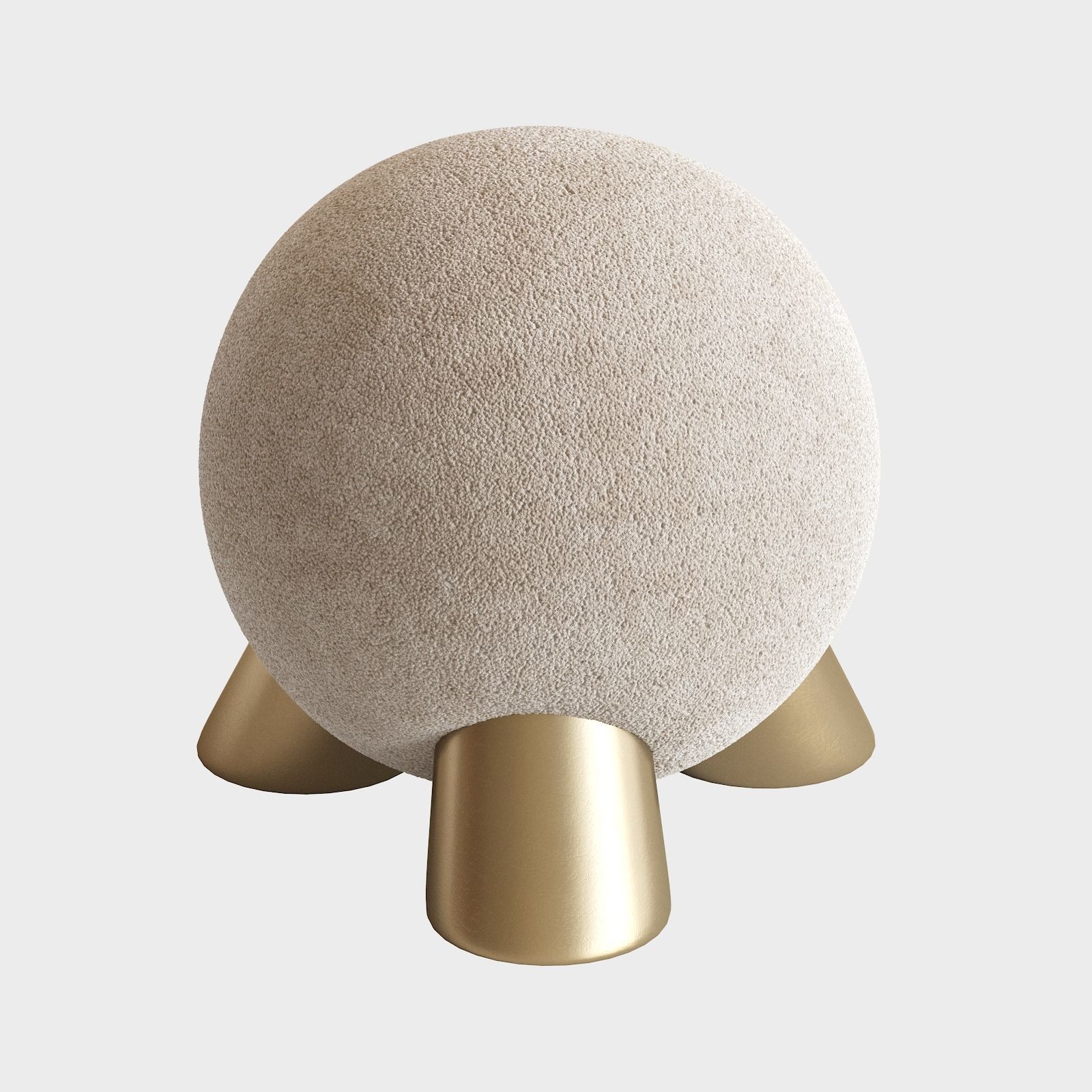 Set of 2 Cast Brass Atlas and Tomyris by Pietro Franceschini 3D model_10