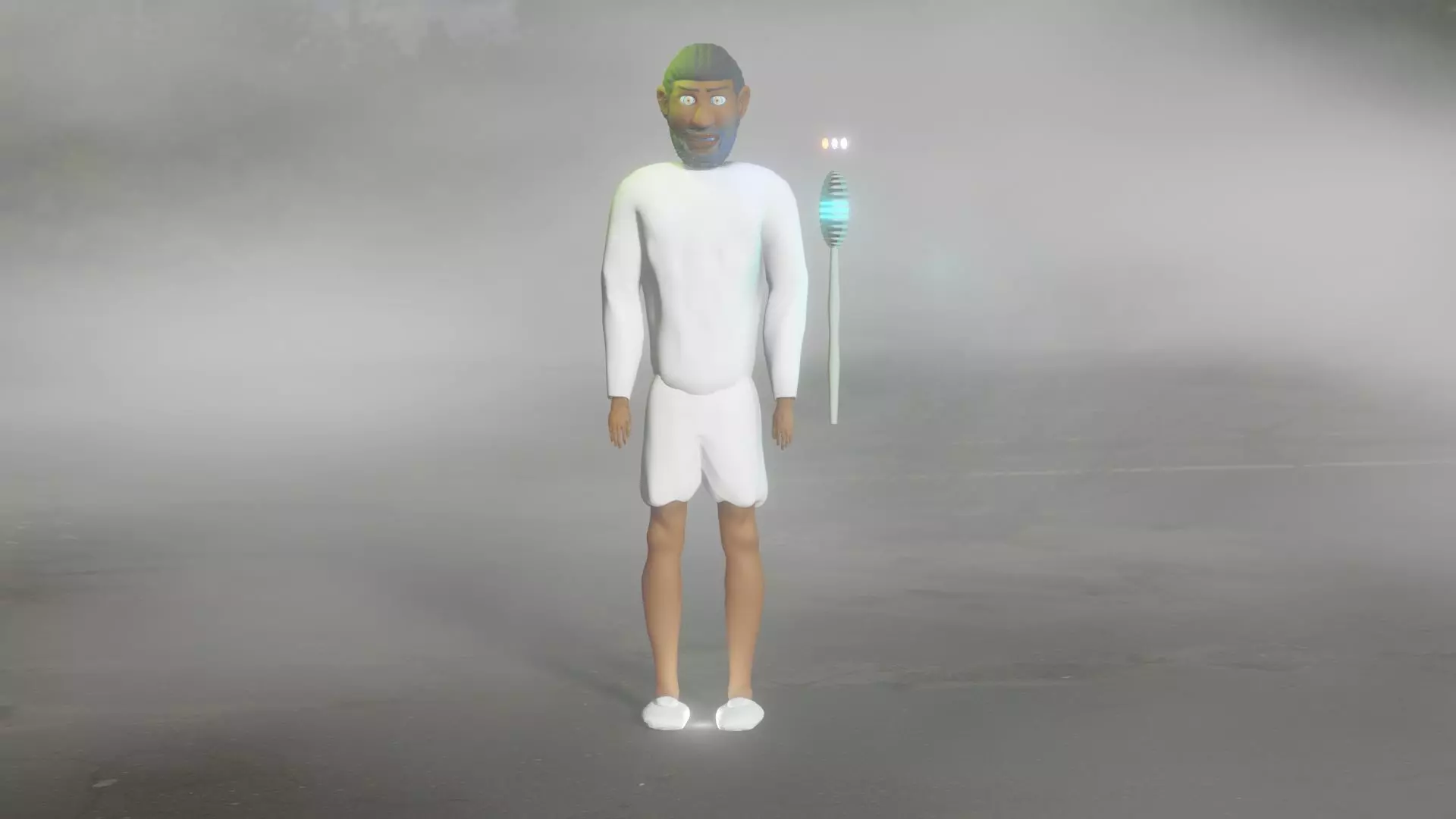 character personnage Low-poly 3D model