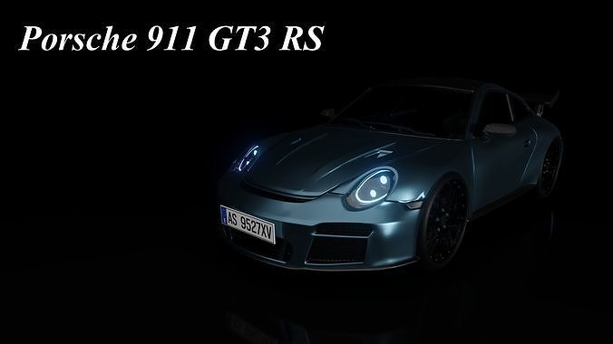 Porshe 911 GT3 RS 3D model 3D model
