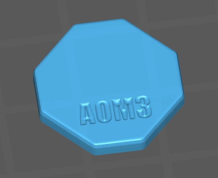 AOMZ logo Free 3D print model_1