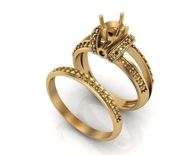Jewelry ring 161 3D print model