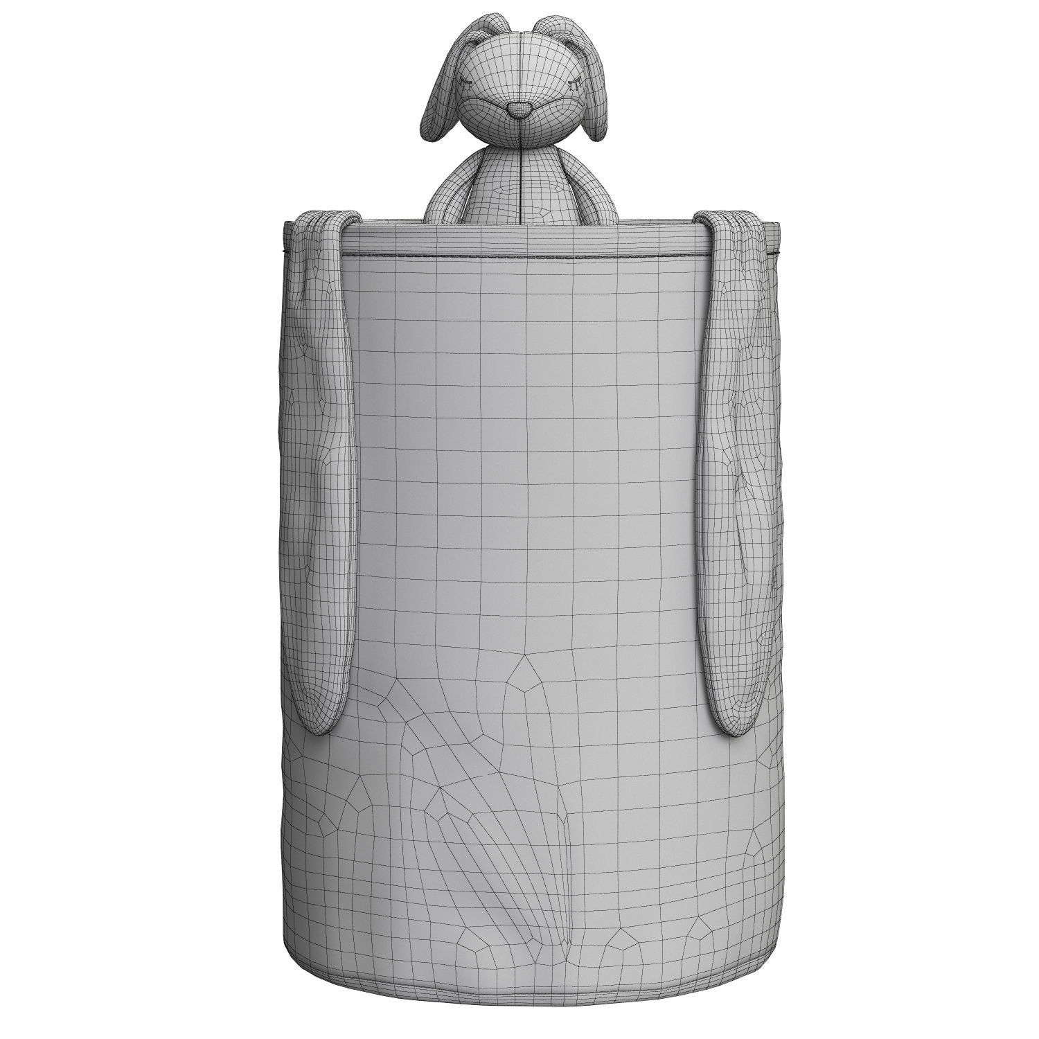 Kids Storage Baskets 01 3D model_7