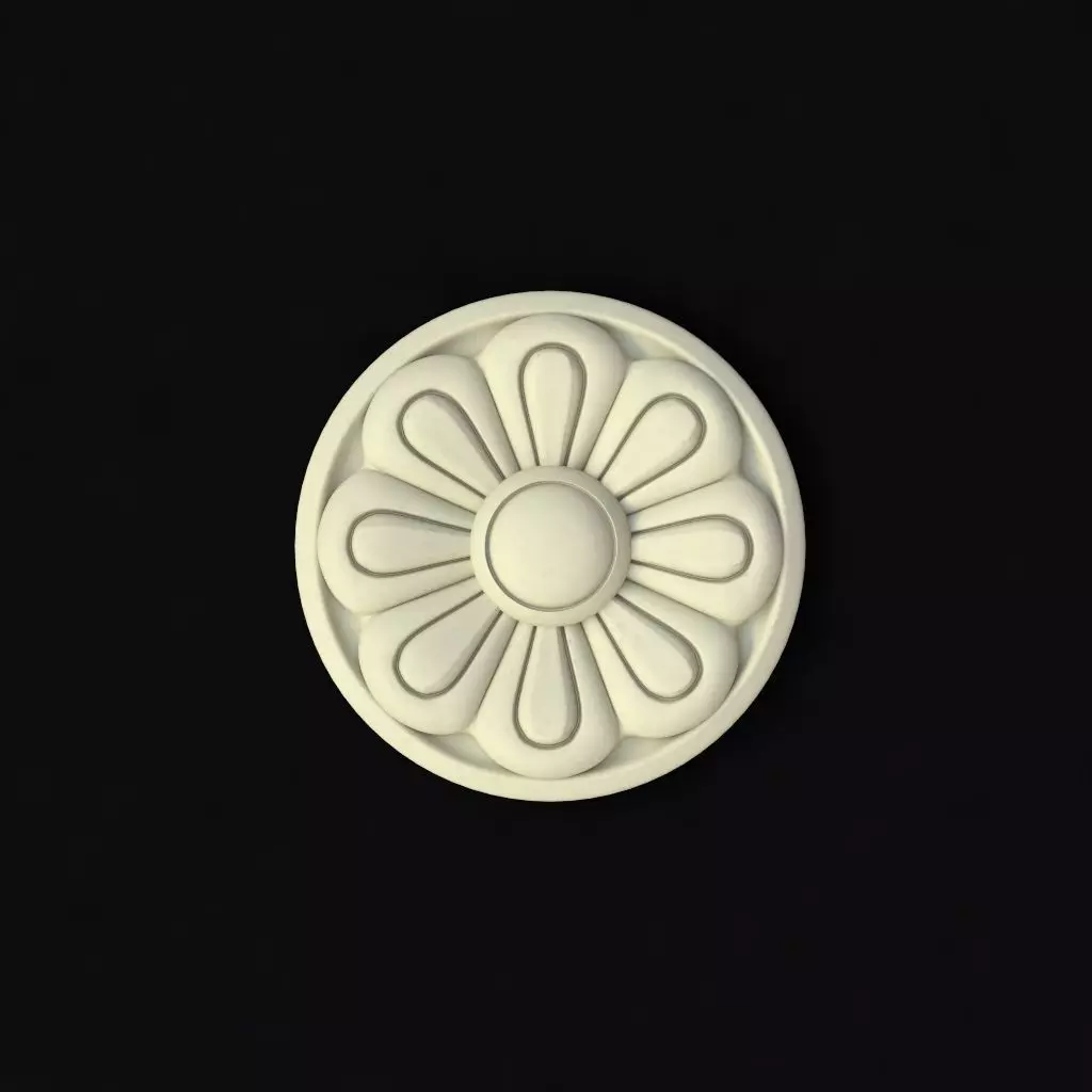 rosette flower Free 3D model