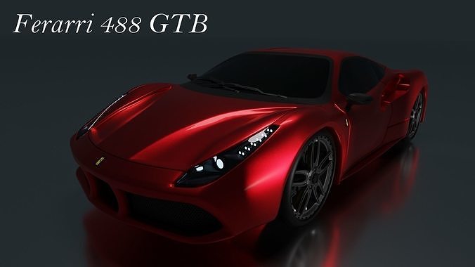 Ferrari 488 GTB 3D model