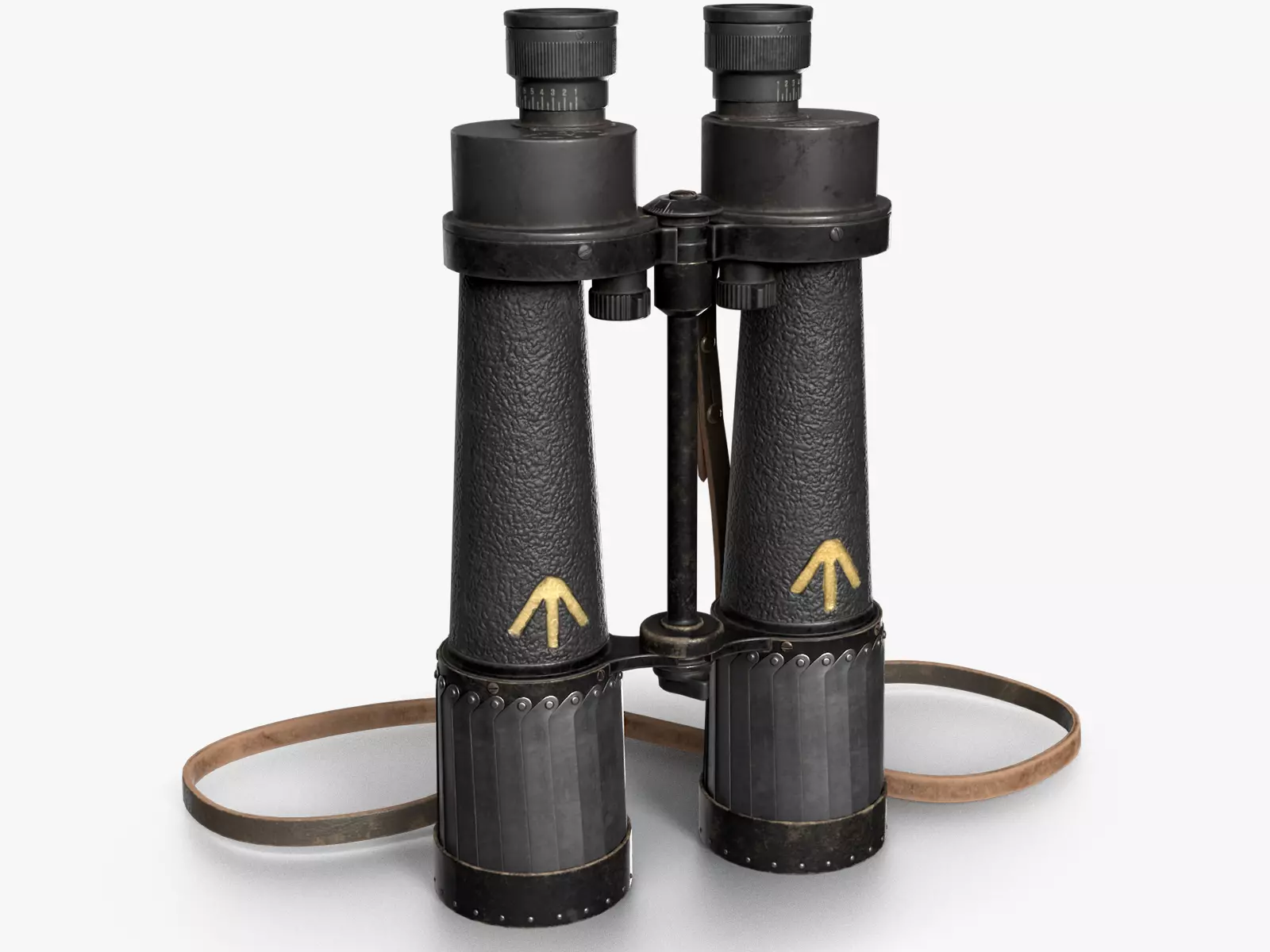 Royal Navy Binoculars Low-poly 3D model