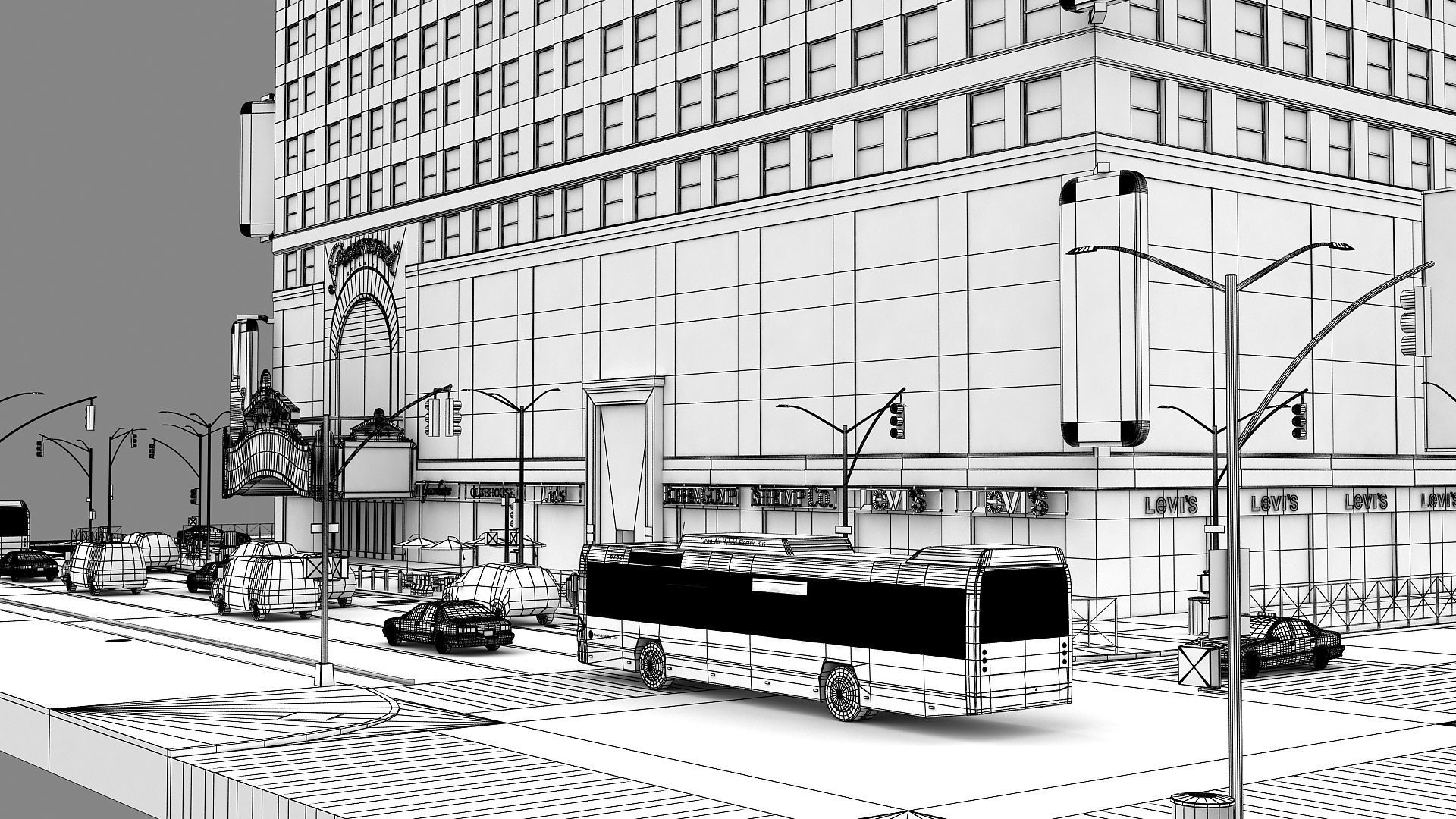 Paramount Building 3d Model 3D model_40