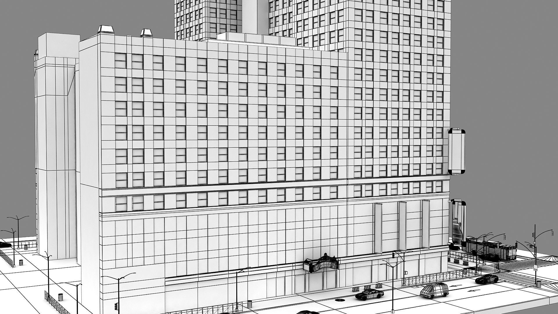 Paramount Building 3d Model 3D model_53