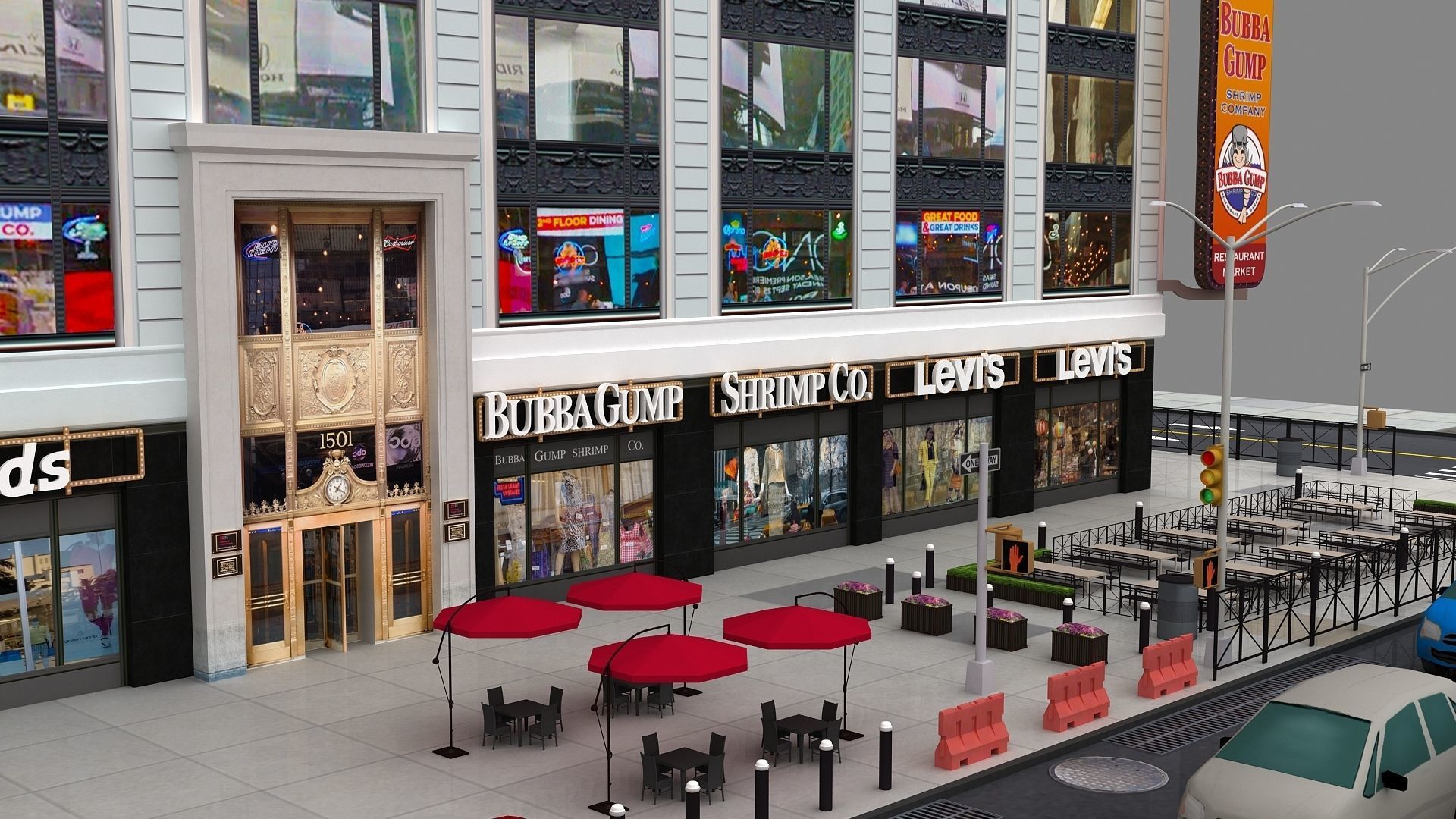 Paramount Building 3d Model 3D model_74