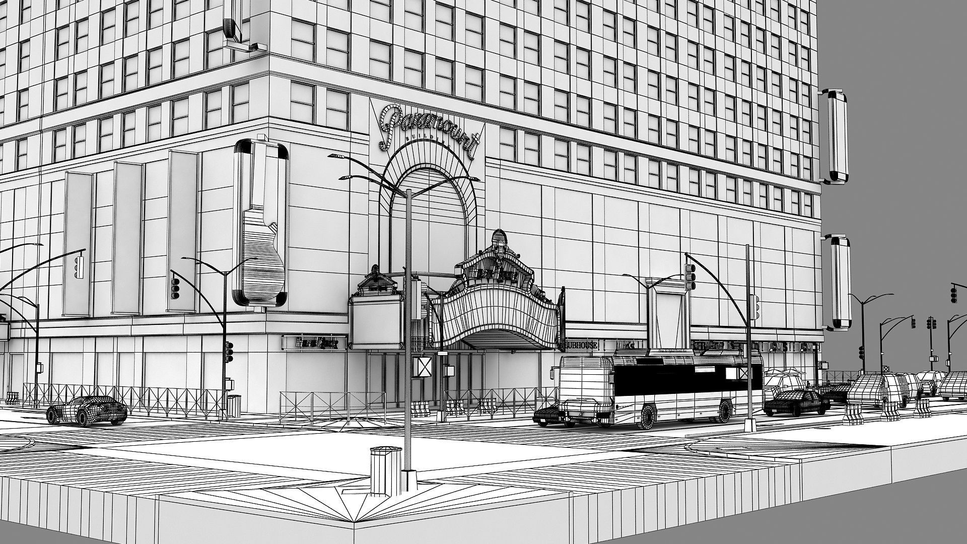 Paramount Building 3d Model 3D model_42