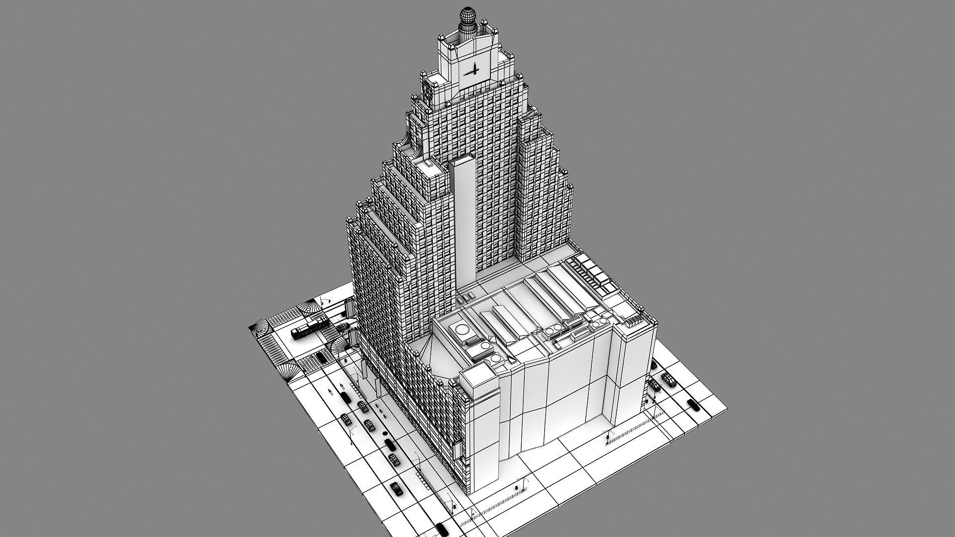 Paramount Building 3d Model 3D model_38