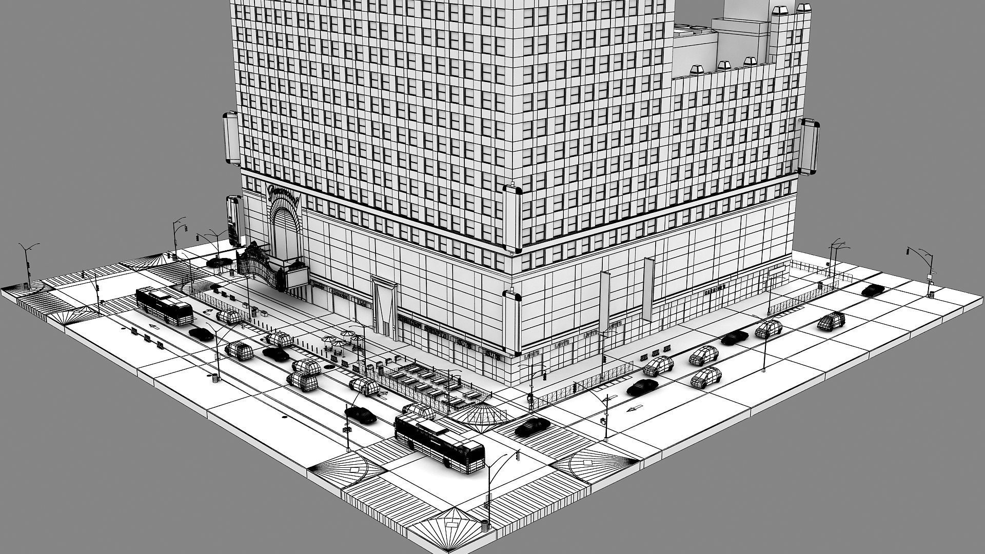 Paramount Building 3d Model 3D model_36