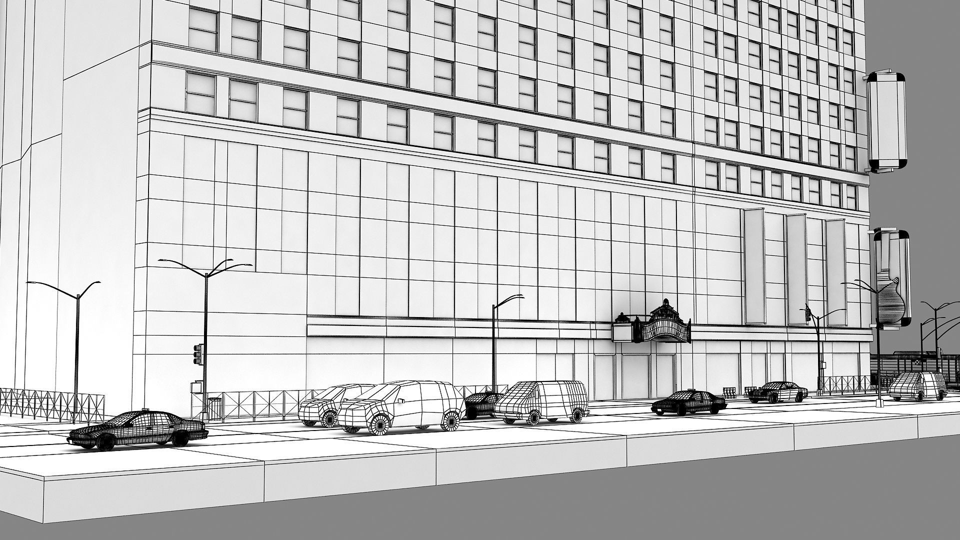 Paramount Building 3d Model 3D model_43