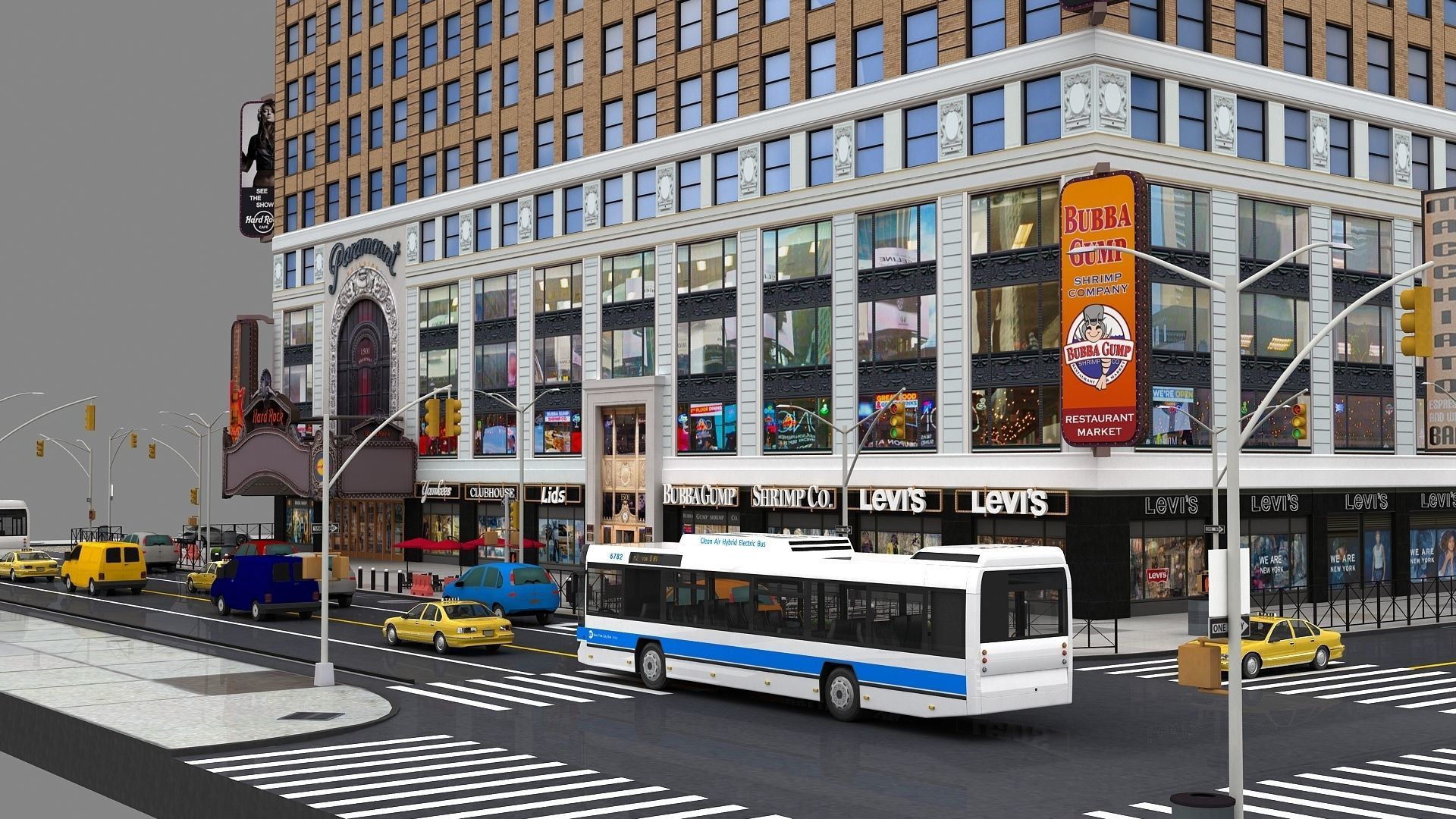 Paramount Building 3d Model 3D model_68