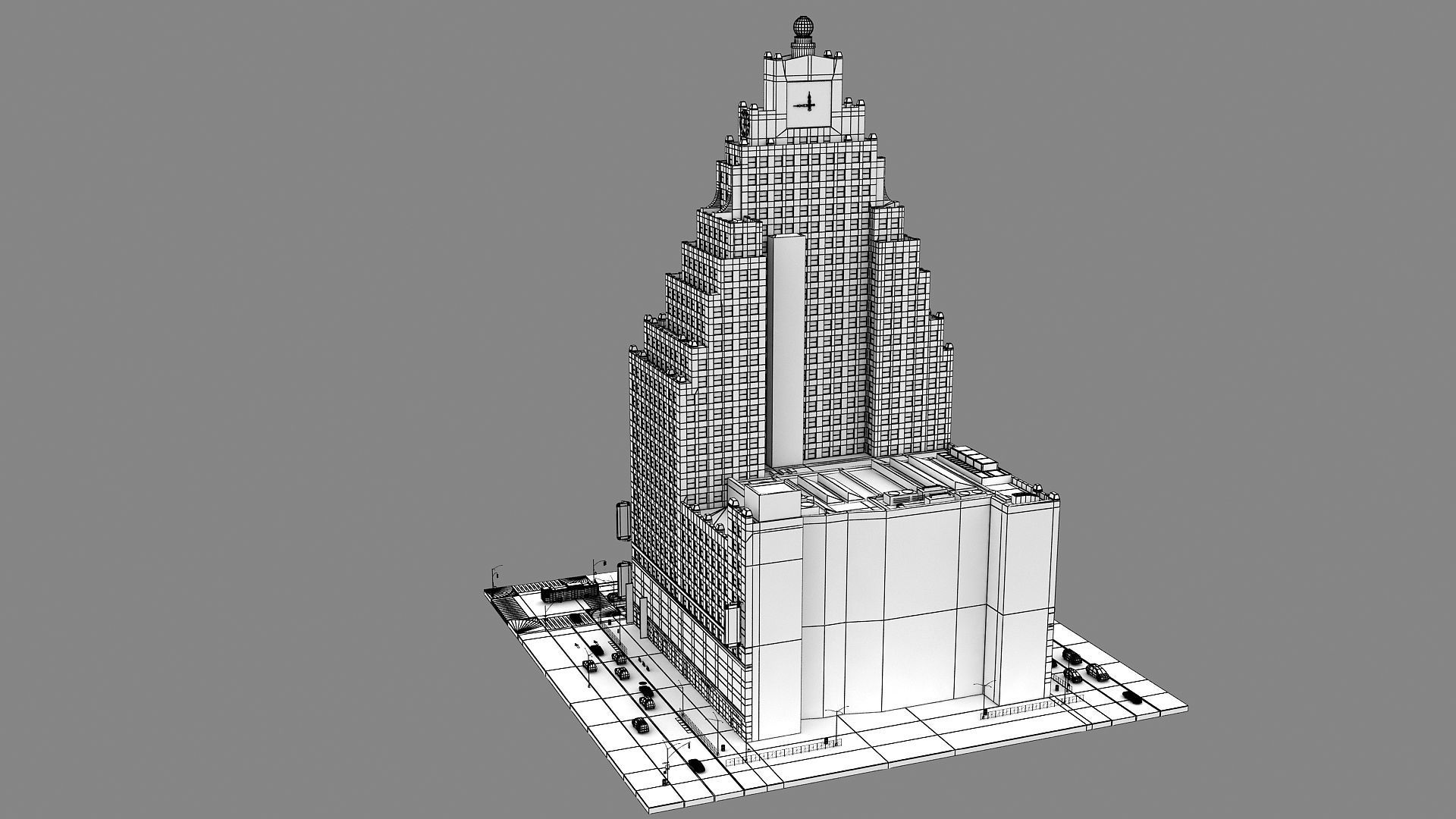 Paramount Building 3d Model 3D model_52