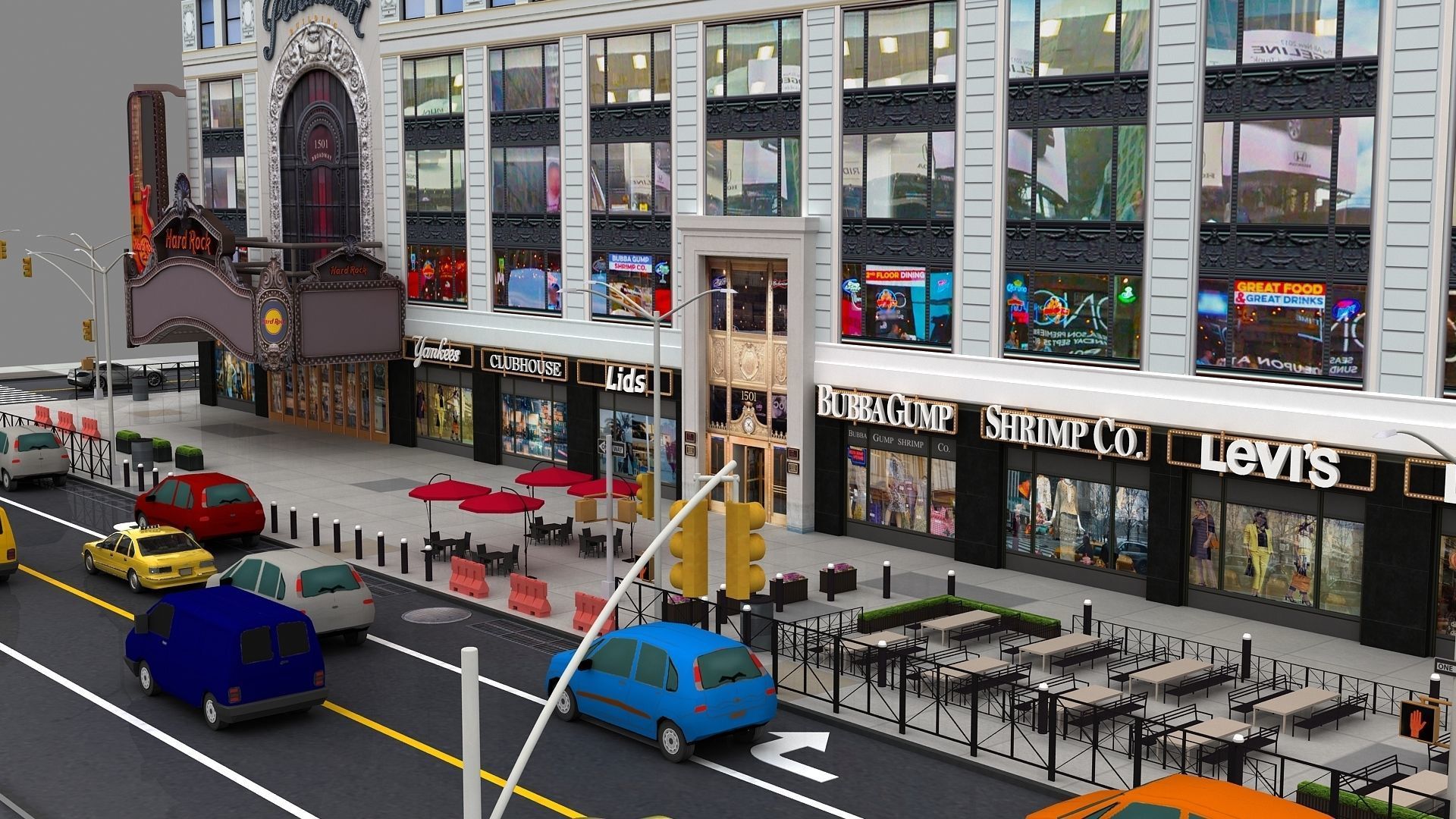 Paramount Building 3d Model 3D model_75