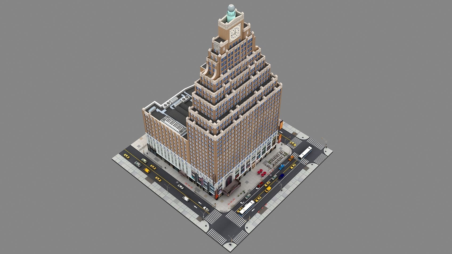 Paramount Building 3d Model 3D model_14