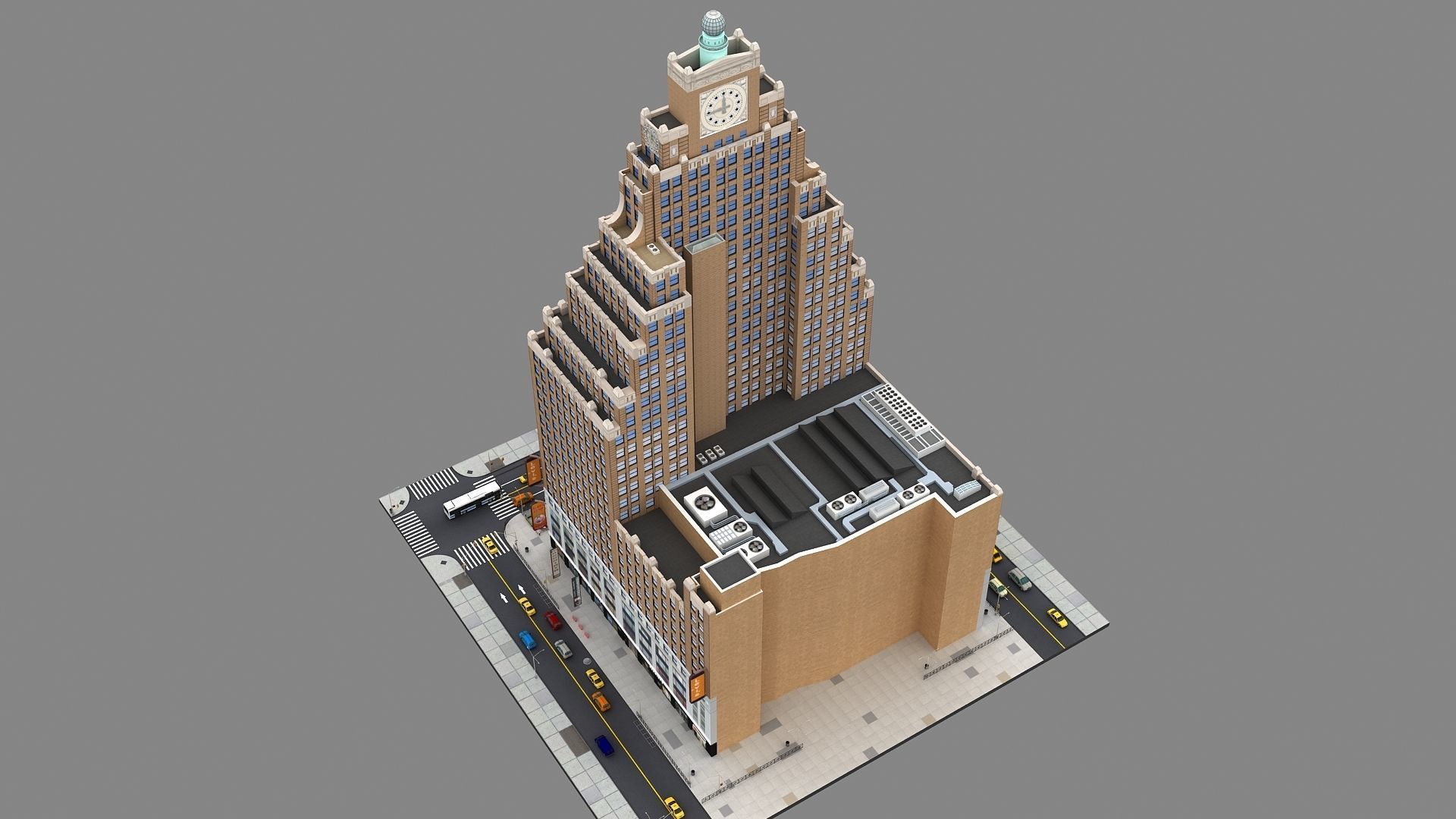 Paramount Building 3d Model 3D model_66