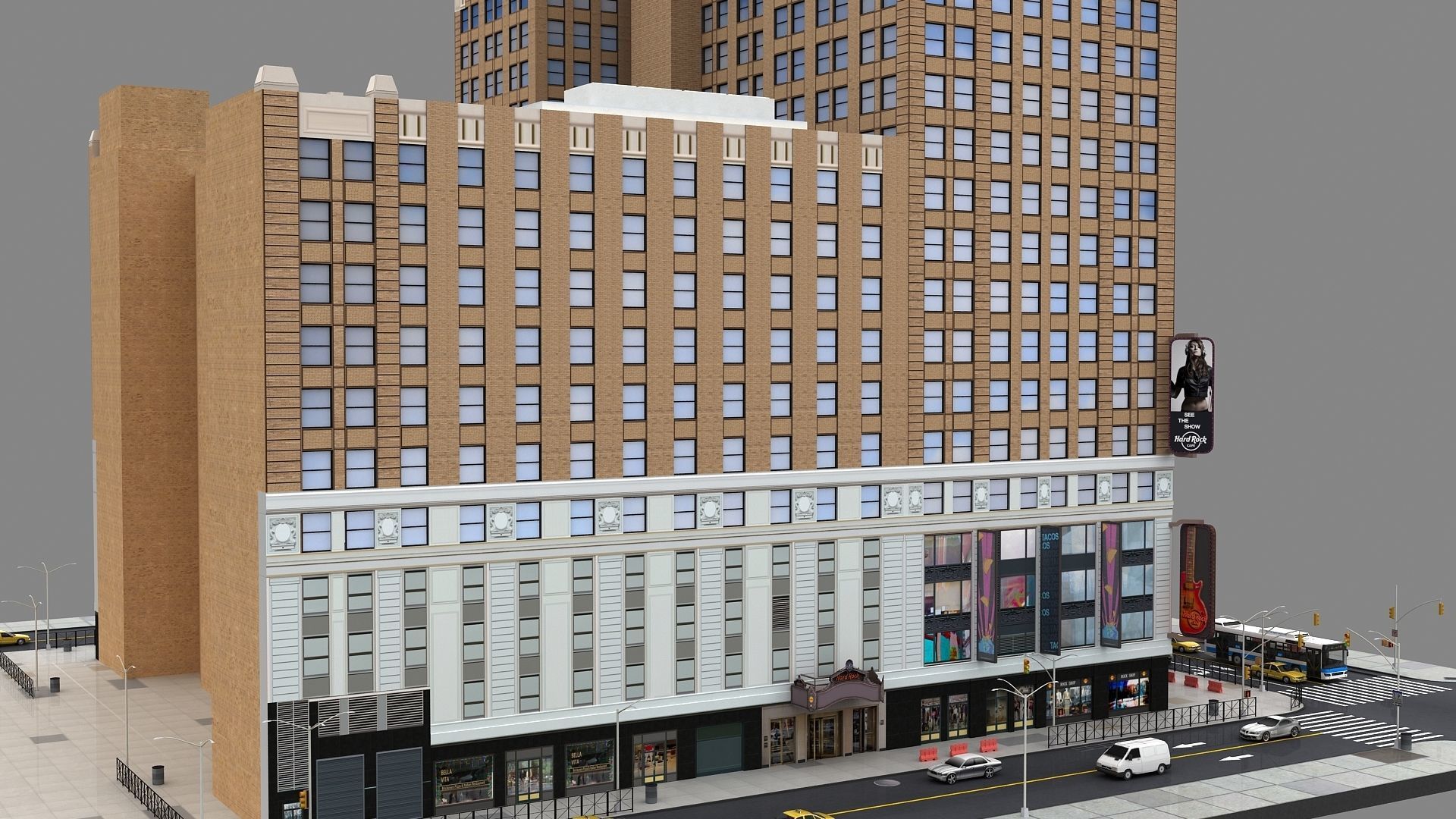 Paramount Building 3d Model 3D model_6