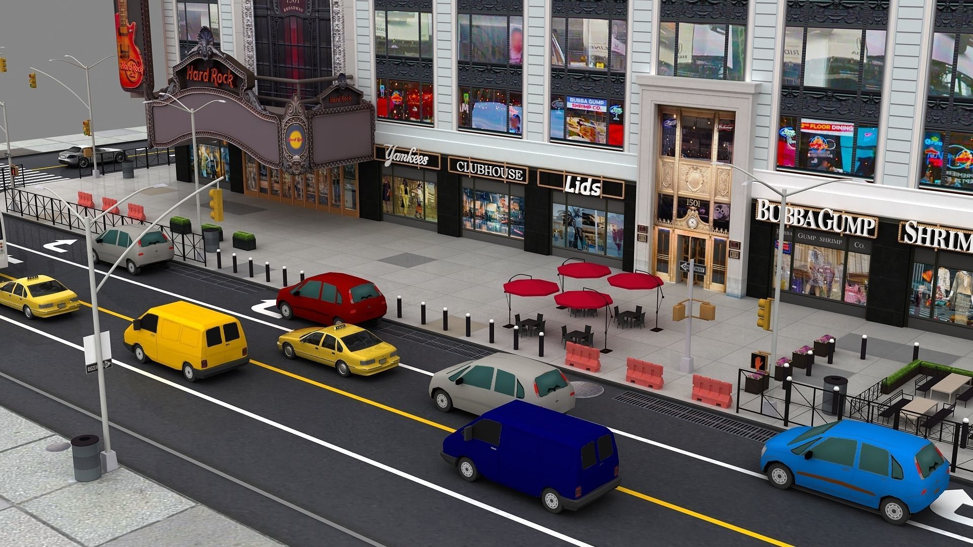 Paramount Building 3d Model 3D model_24