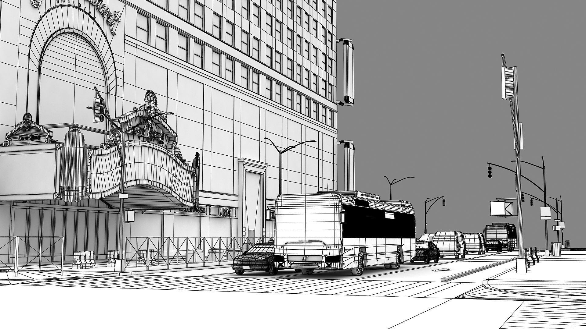 Paramount Building 3d Model 3D model_56