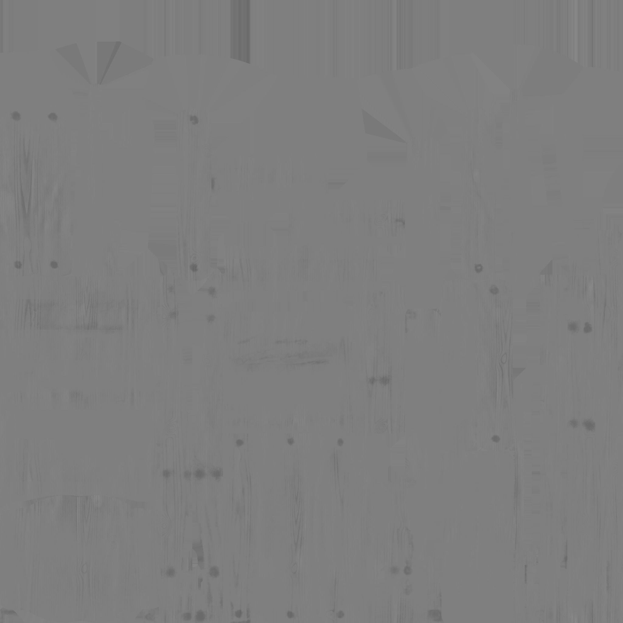 Wooden Chair Low-poly 3D model_8