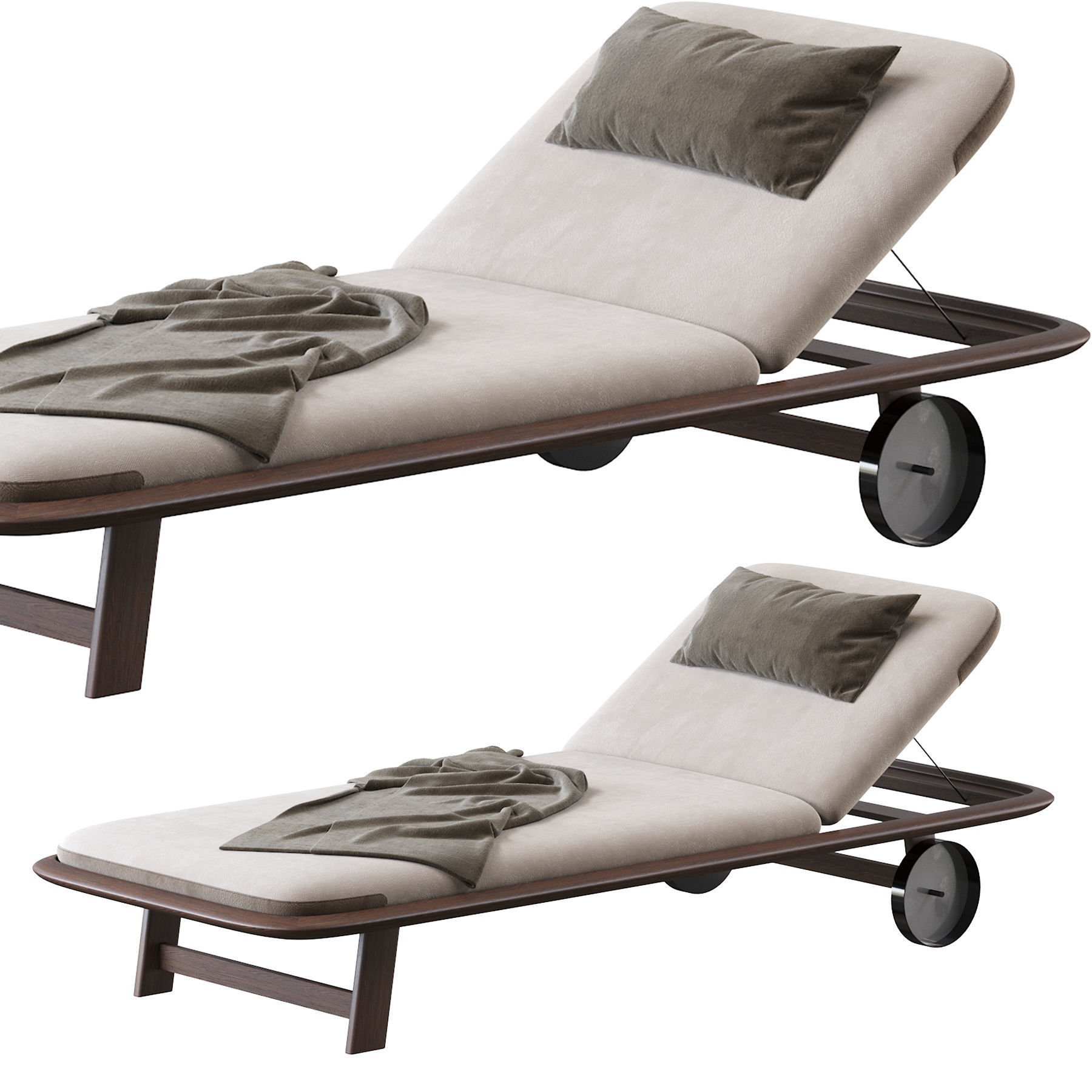 10th Tellaro Sun Lounger by Exteta 3D model_1