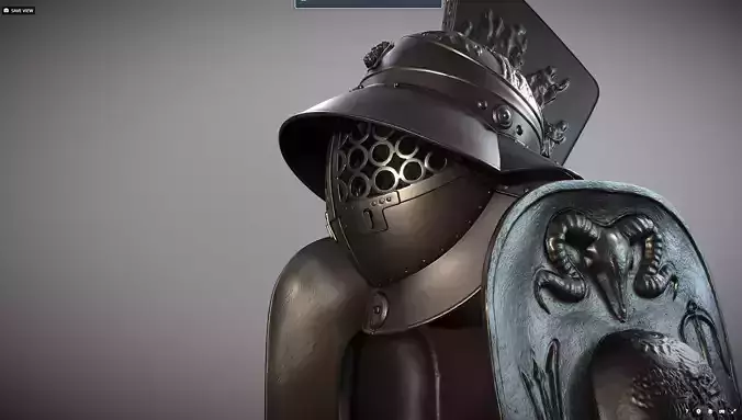 Gladiator armor set I 3D model