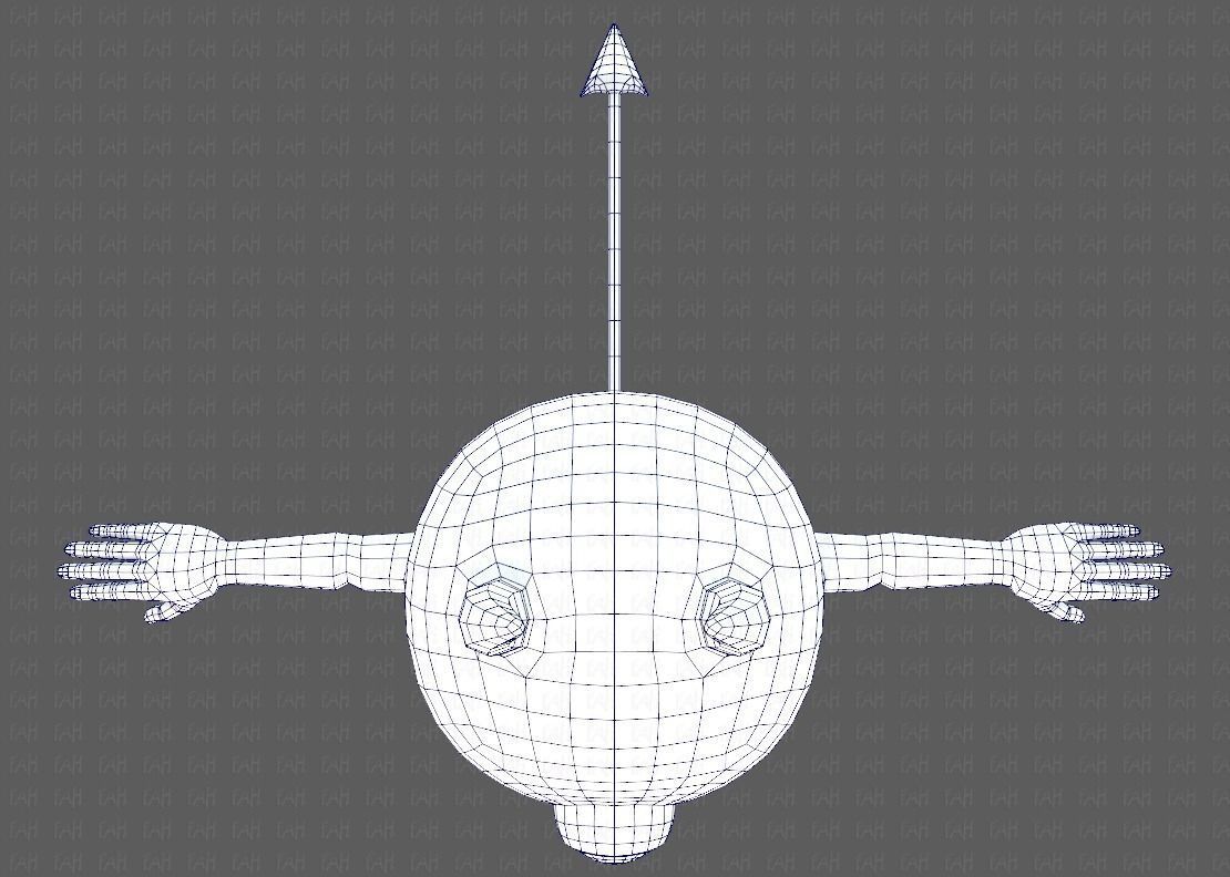 Monster V06 Low-poly 3D model_36