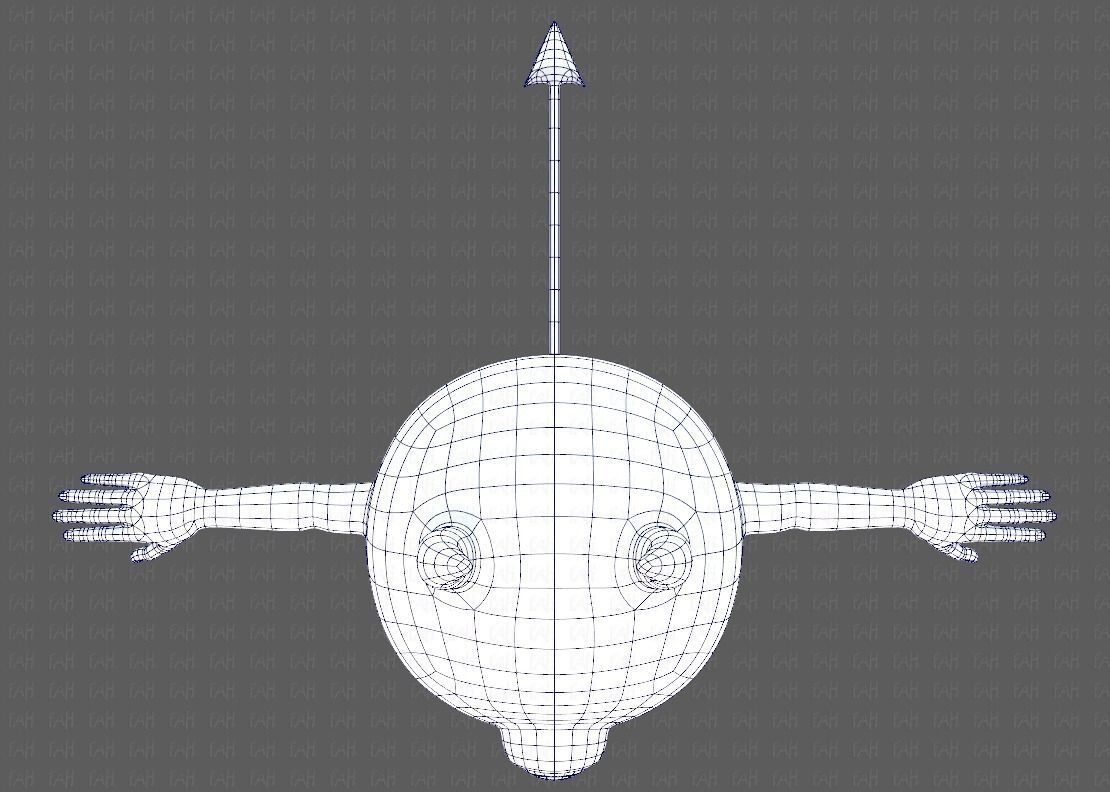 Monster V06 Low-poly 3D model_34