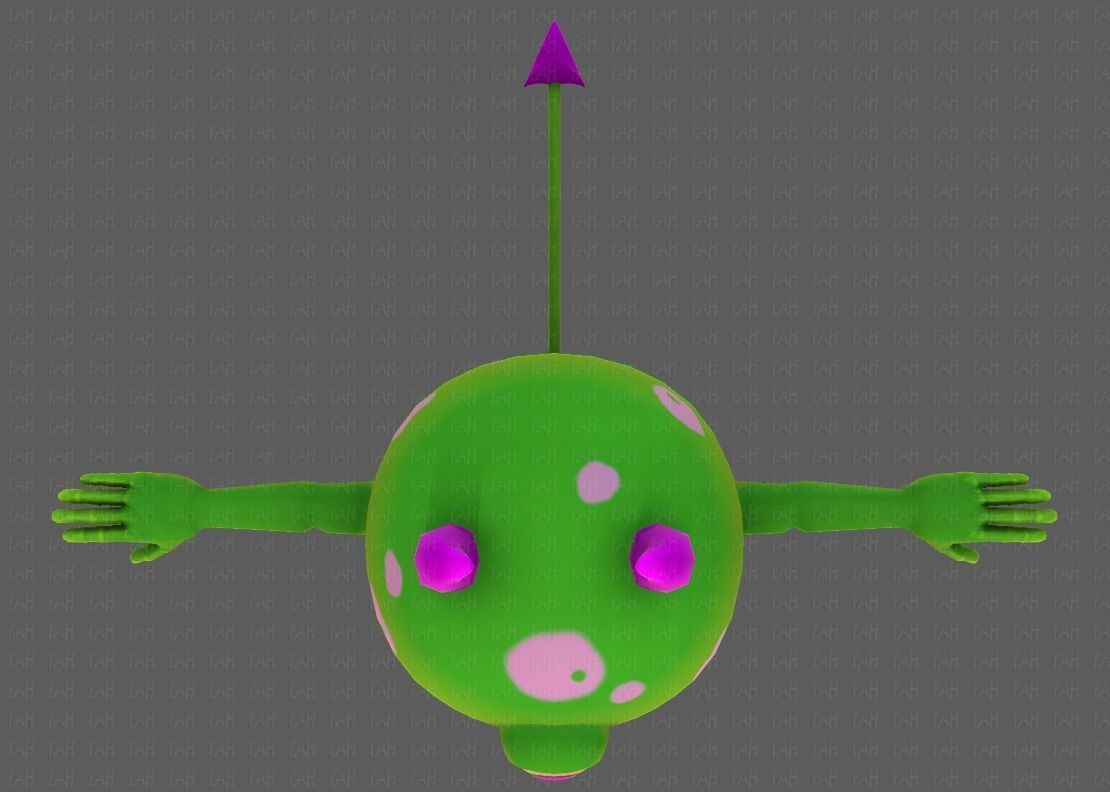 Monster V06 Low-poly 3D model_35