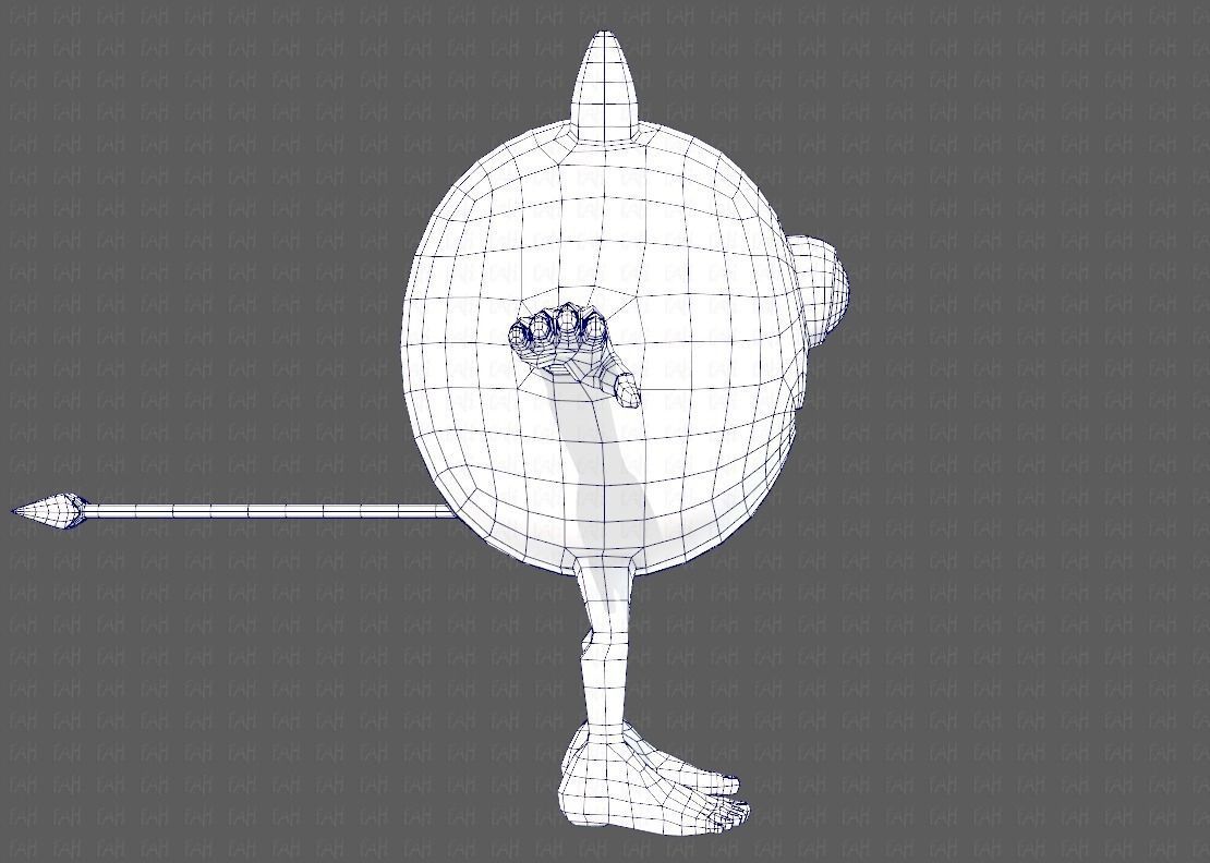 Monster V06 Low-poly 3D model_27