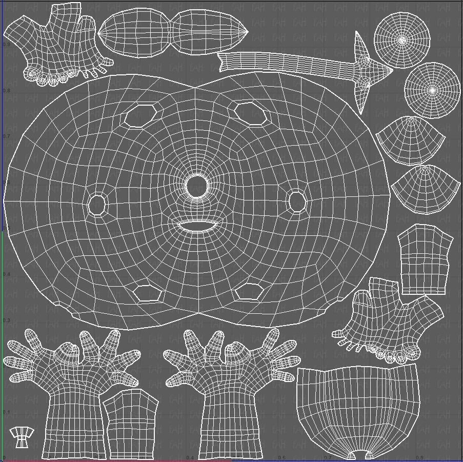 Monster V06 Low-poly 3D model_45